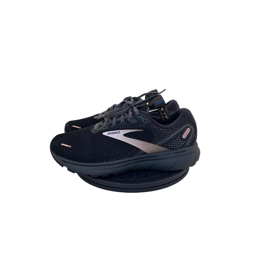 Womens Brooks Ghost 14 Cushioned Running Shoes Size 11 Black Bronze - Picture 7 of 8